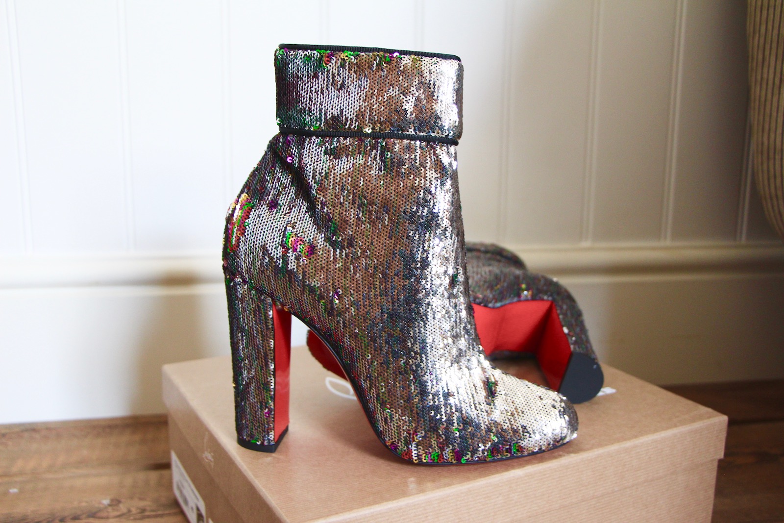 Christian Louboutin Sequin Boots: It's Party Time - Ruth Crilly