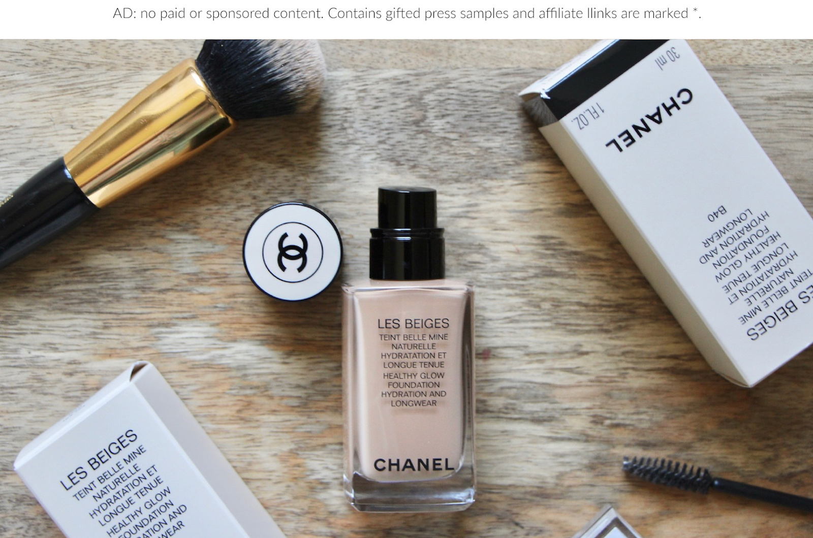 Review Chanel Les Beiges Healthy Glow Gel Touch Foundation SPF25